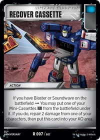 Recover Cassette