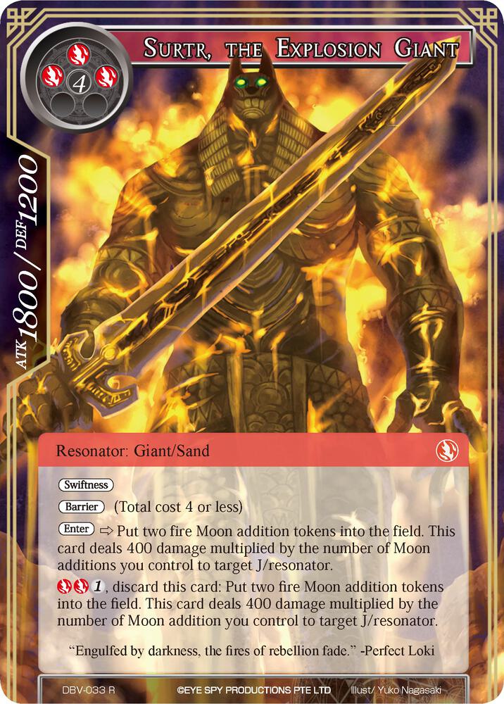 Surtr, The Explosion Giant