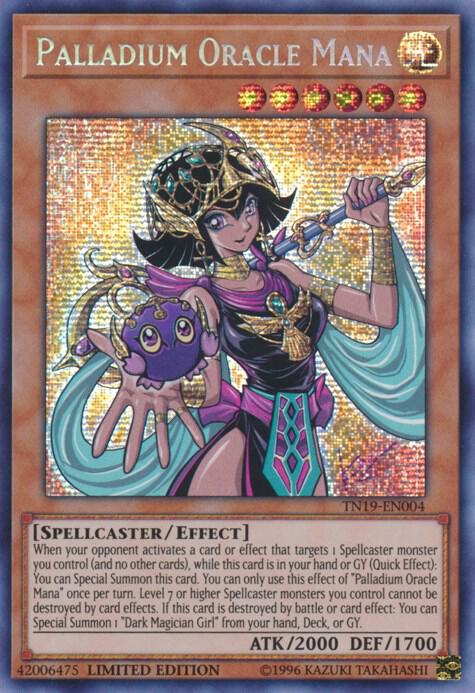 Palladium Oracle Mana - 2019 Gold Sarcophagus Tin - YuGiOh