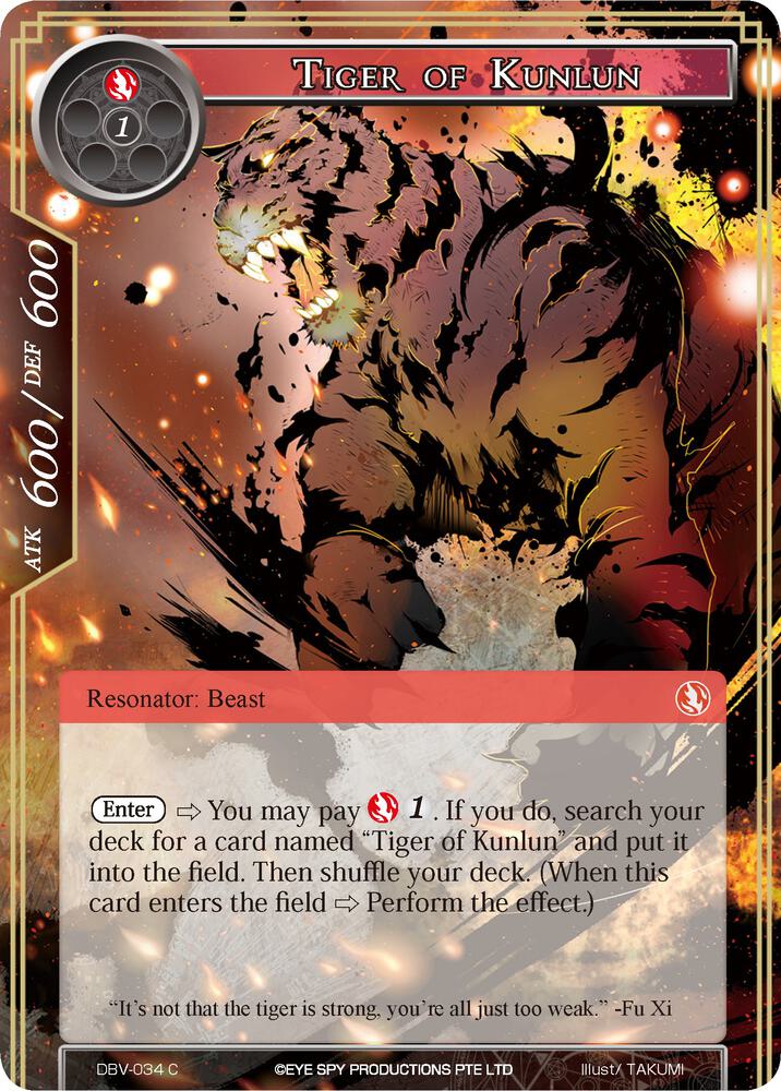 Tiger of Kunlun