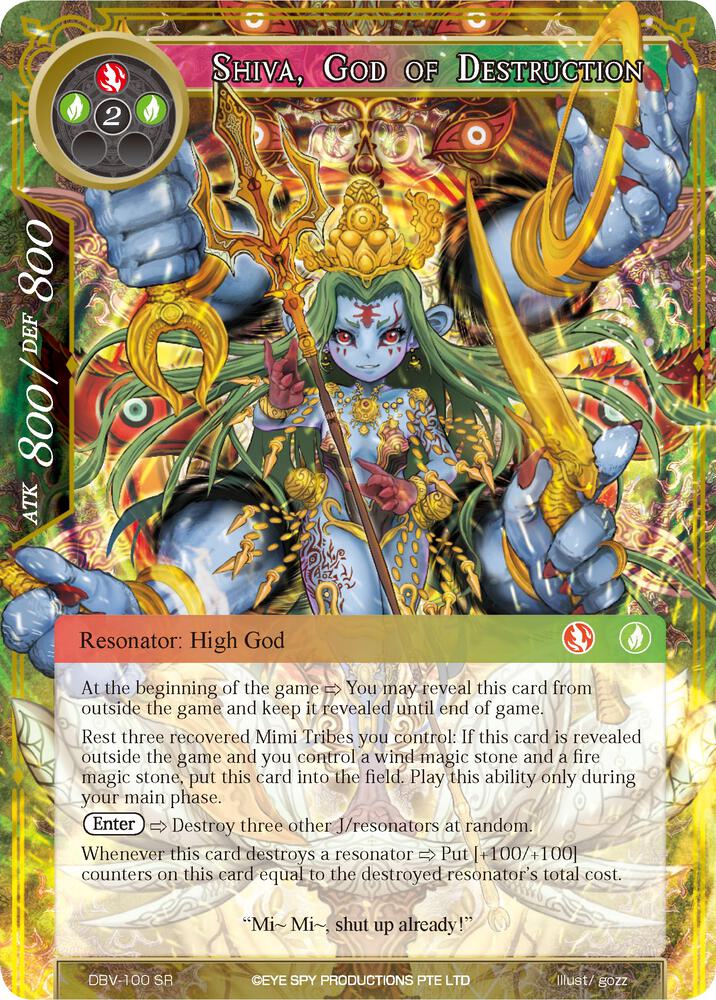Shiva, God of Destruction