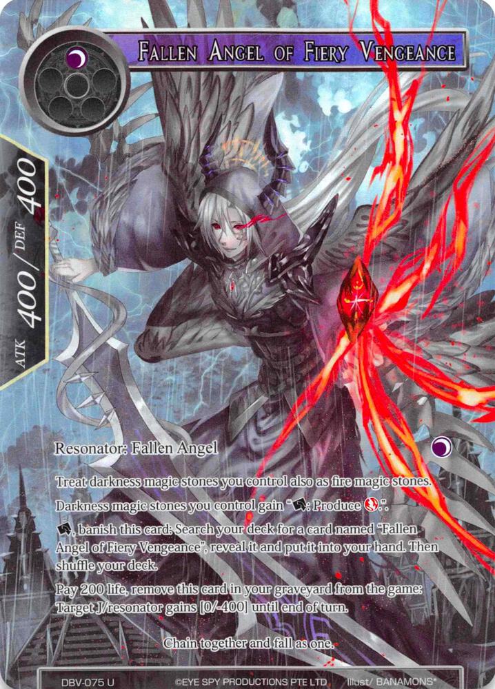 Fallen Angel of Fiery Vengeance (Full Art)