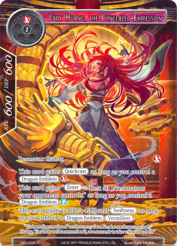 Lady Huang, The Concealed Expression (Full Art)