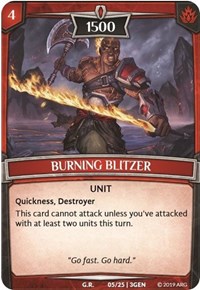 Burning Blitzer