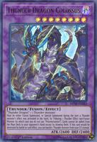 Yu-Gi-Oh! Thunder Dragonmatrix Card - MP19-EN166 Common 1st Edition, From 2019 Gold Sarcophagus Tin Mega Pack