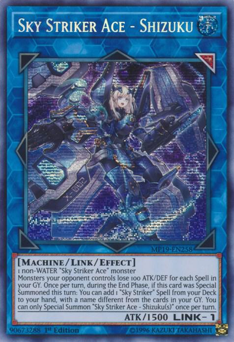 Sky Striker Ace - Shizuku - 2019 Gold Sarcophagus Tin Mega Pack