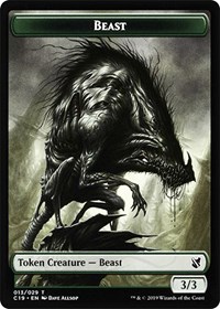 Beast (013) // Wurm Double-Sided Token