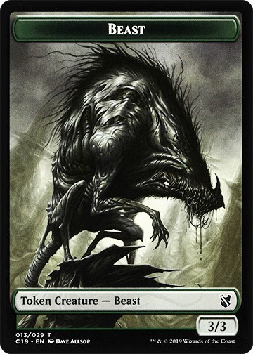 Beast 013 Wurm Double Sided Token