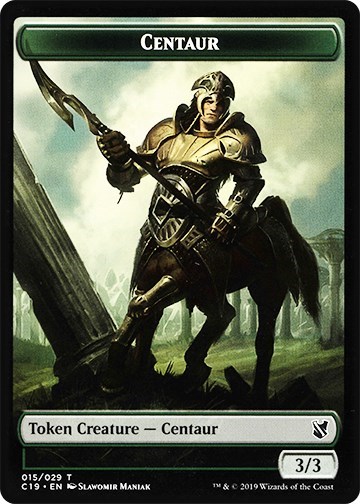 Centaur Egg Double Sided Token