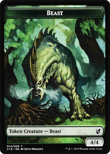 Beast 014 Wurm Double Sided Token