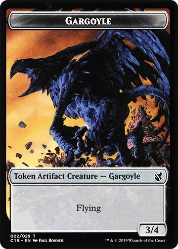 Gargoyle Egg Double Sided Token
