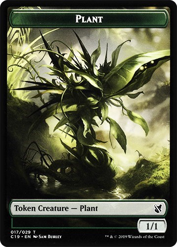 Plant Snake Double Sided Token
