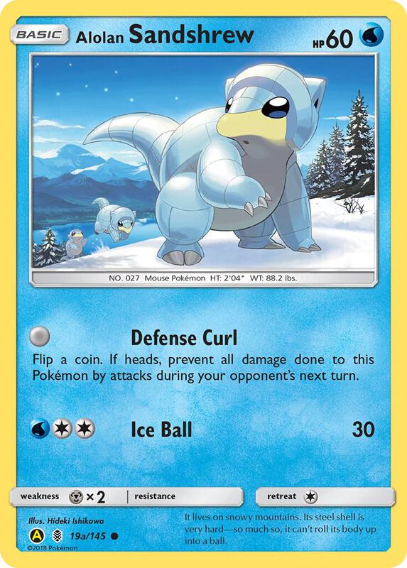 Alolan Sandshrew - 19a/145 019a/145 from Alternate Art Promos
