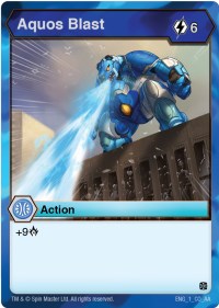 Aquos Blast - Bakugan TCG Age of Aurelus trading card