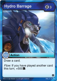 Hydro Barrage - Bakugan TCG Age of Aurelus trading card