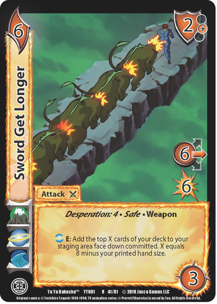 Sword Get Longer! - Yu Yu Hakusho - UniVersus - TCGplayer.com