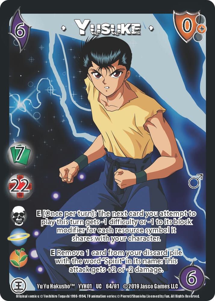 Yusuke - Yu Yu Hakusho - UniVersus - TCGplayer.com