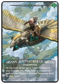 Ariana, Adventurer of Argos