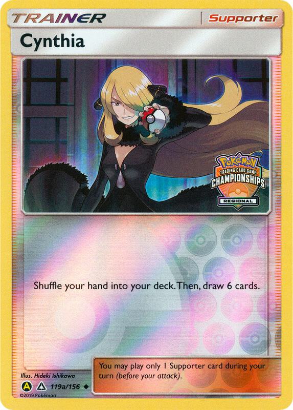 Cynthia - 119a/156 (Regional Championships) 119a/156 from League & Championship Cards