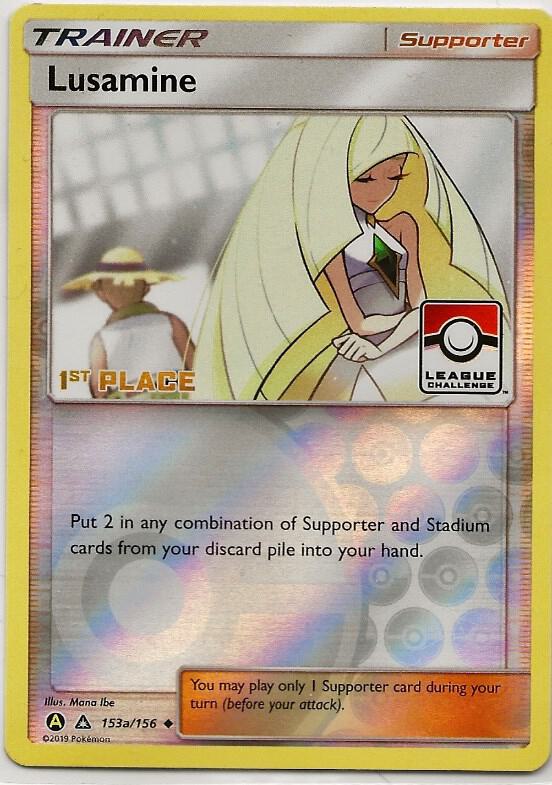 Lusamine - 153a/156 (League Challenge) [1st Place] 153a/156 from League & Championship Cards