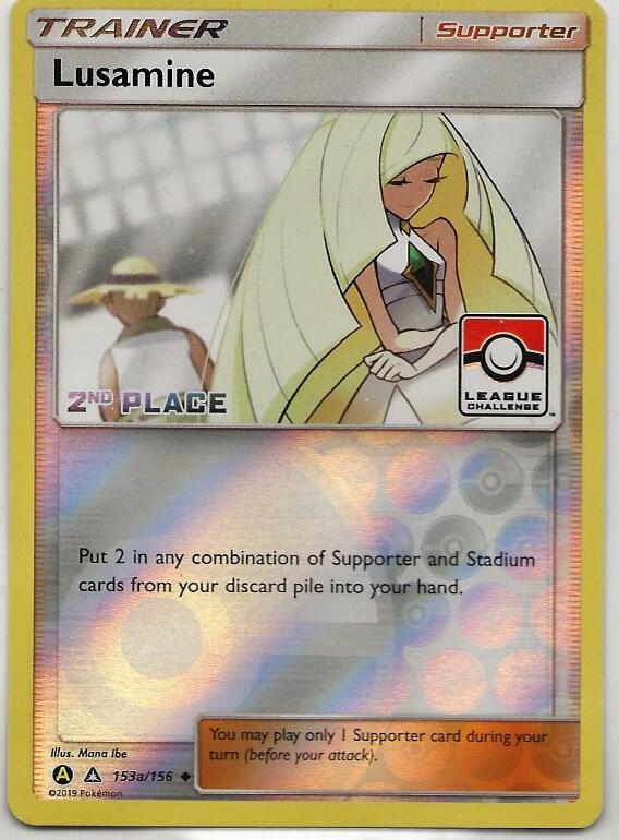 Lusamine - 153a/156 (League Challenge) [2nd Place] 153a/156 from League & Championship Cards