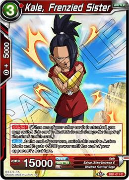 Kale, Frenzied Sister #DB1-011 — Draft Box 04 - Dragon Brawl