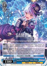 "Searching for Answers" Yukina Minato