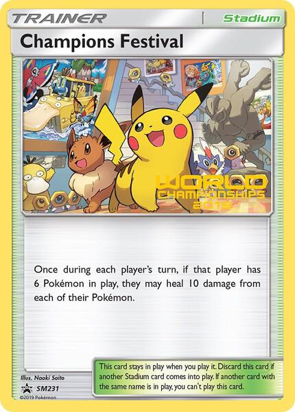 Champions Festival - SM231 (World Championships 2019) - SM Promos