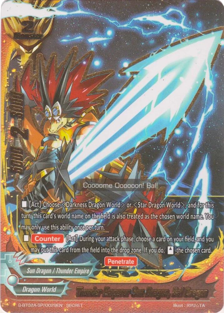 Thunder Emperor Sun Dragon, Bal Dragon - Blazing Overclash