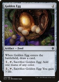 Golden Egg - Throne of Eldraine - Magic: The Gathering card