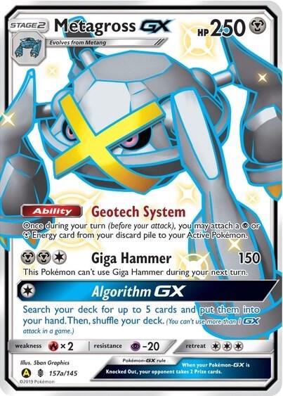 Metagross GX - 157a/145 157a/145 from Alternate Art Promos