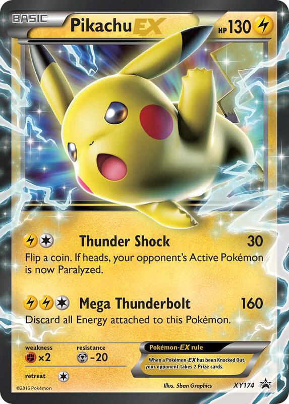 Pikachu EX - XY174 XY174 from Jumbo Cards
