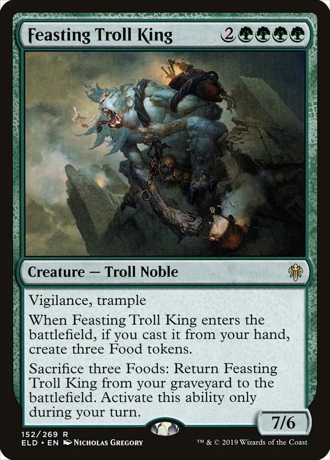 Feasting Troll King - Throne of Eldraine - Magic: The Gathering