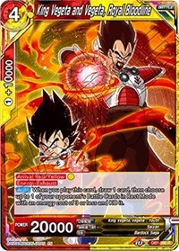 King Vegeta and Vegeta, Royal Bloodline card art