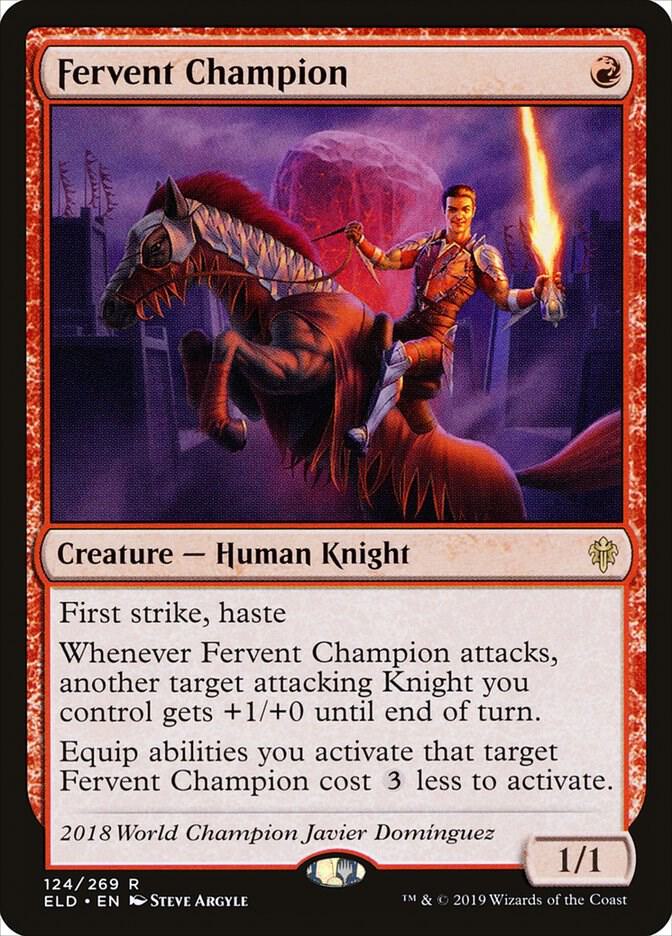 Fervent Champion Throne of Eldraine Magic: The Gathering