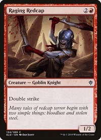 Raging Redcap - Throne of Eldraine - Magic: The Gathering card