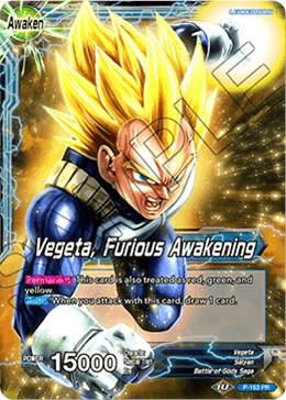 Vegeta // Vegeta, Furious Awakening (Draft Box 04 Tournament) - Promotion Cards - Dragon Ball Super: Masters - TCGplayer.com Vegeta // Vegeta, Furious Awakening (Draft Box 04 Tournament) - Promotion Cards - Dragon Ball Super: Masters - TCGplayer.com