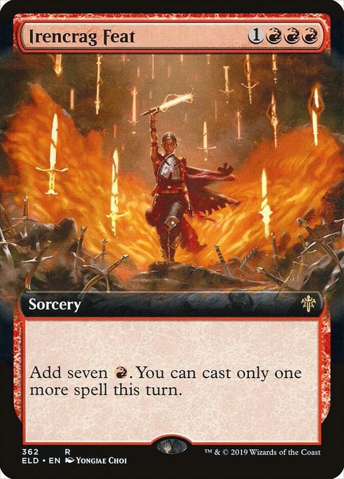 Irencrag Feat (Extended Art) - Throne of Eldraine - Magic: The Gathering -  TCGplayer.com