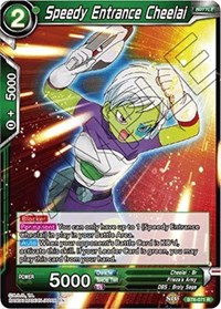 Speedy Entrance Cheelai (Shatterfoil) card art