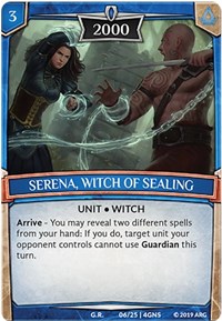 Serena, Witch of Sealing