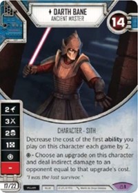 Darth Bane - Ancient Master (Card Only)