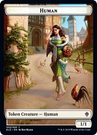 Human Token (Throne of Eldraine)
