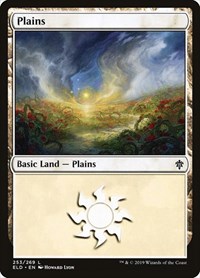 Plains (253) - Throne of Eldraine - Magic: The Gathering card