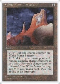 White Mana Battery - Fourth Edition - Magic: The Gathering card