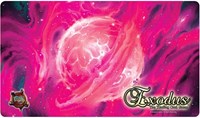 Fuchsia Energy Playmat for Exodus TCG (Stitched Edge) · Exodus Playmats