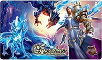 Lucia Shardfolk Playmat for Exodus TCG (Stitched Edge) · Exodus Playmats