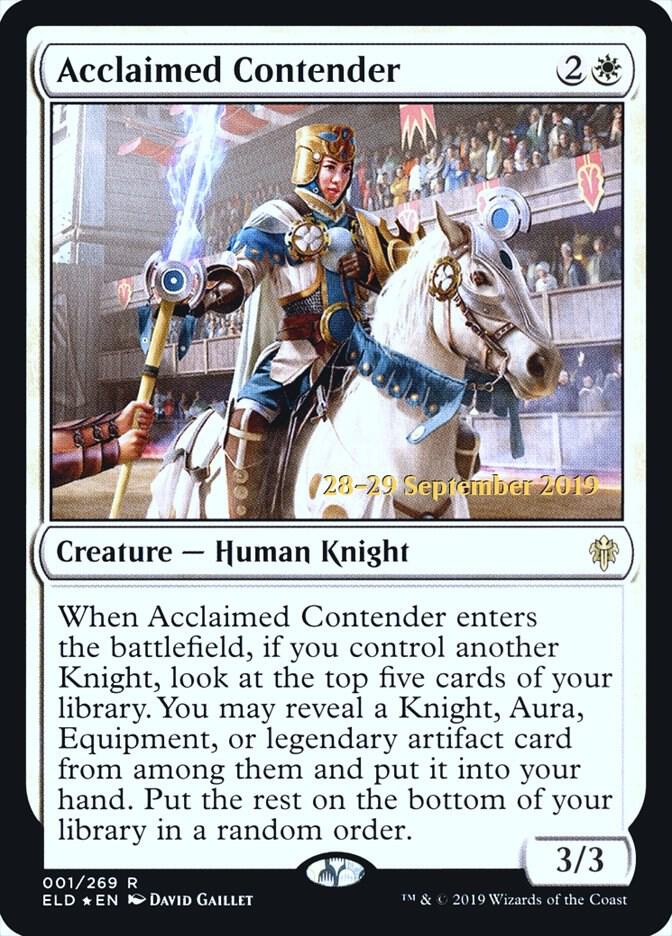 Acclaimed Contender #1s — Throne of Eldraine Promos