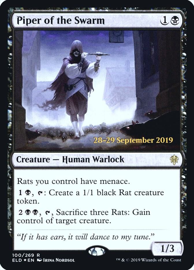Piper of the Swarm #100s — Throne of Eldraine Promos