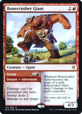 Bonecrusher Giant #115 – Prerelease Cards (Rare)