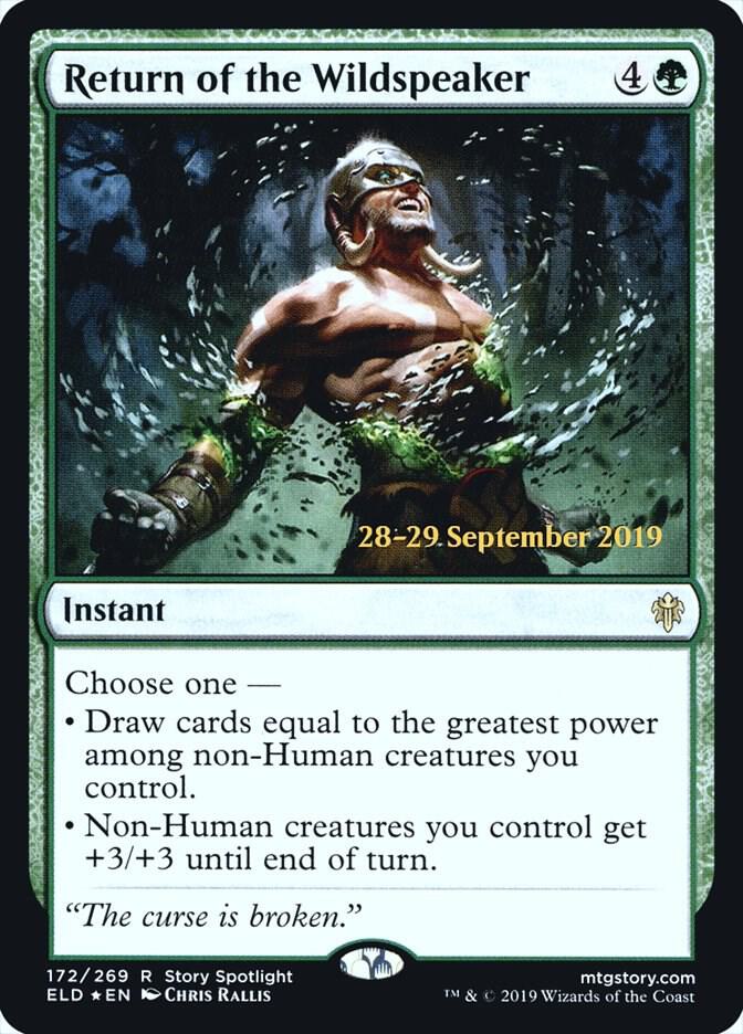 Return of the Wildspeaker #172s — Throne of Eldraine Promos